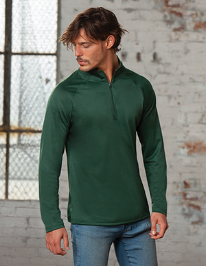 Men's Light Weight Long Sleeve Performance 1/4 Zip