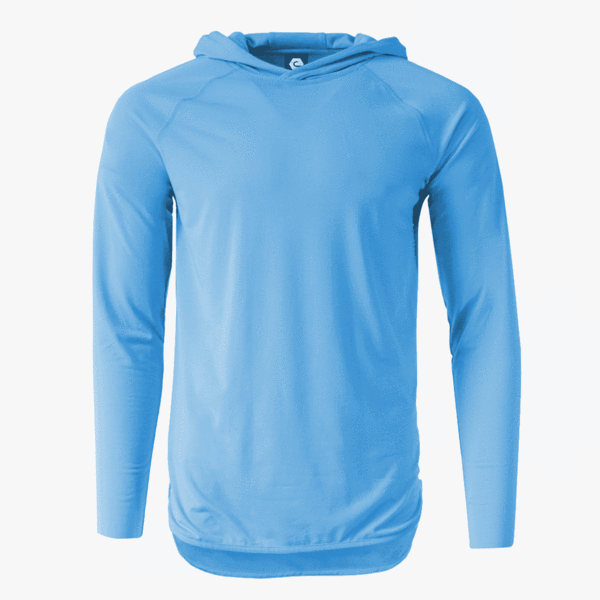 Unisex Lightweight Drop-tail Long Sleeve Hoodie